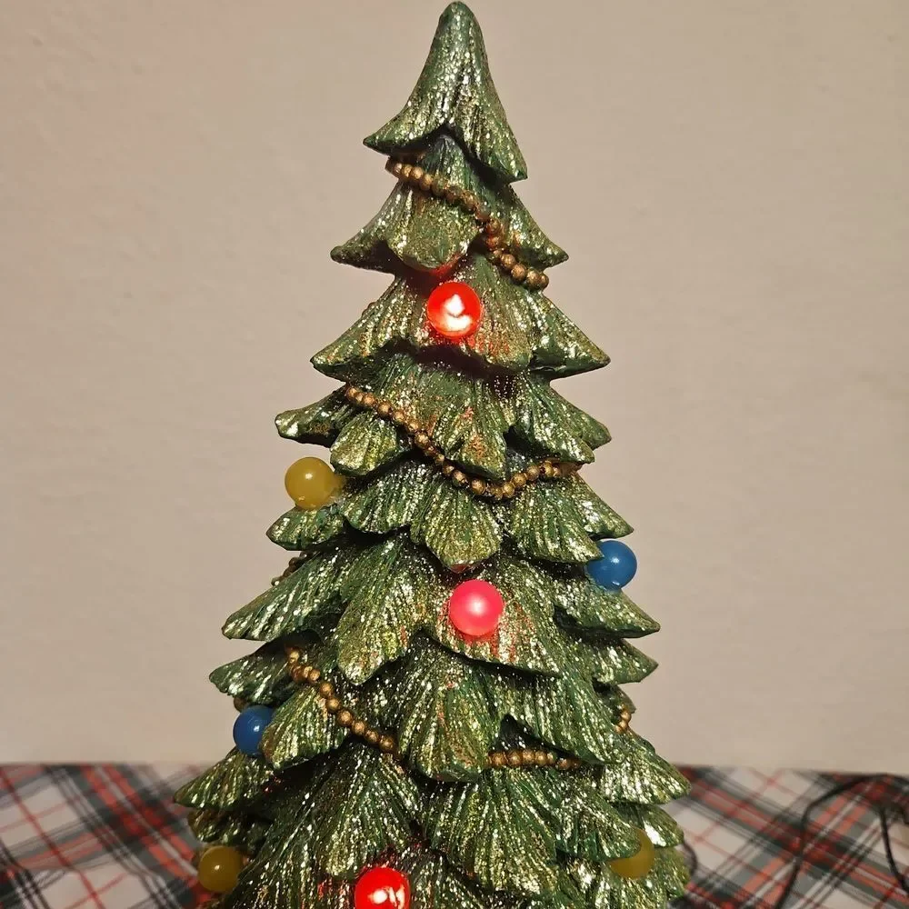 Festive LED Christmas Lighted Tree Table Decor
